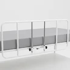 Grade Proteção Cama Hospitalar 108x50 Ajuste Altura Queda Aço Carbono Epóxi Bebê Criança Idoso