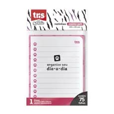 Notas Autoadesivas Memo Note Holic Pets com 75 Fls  Tris