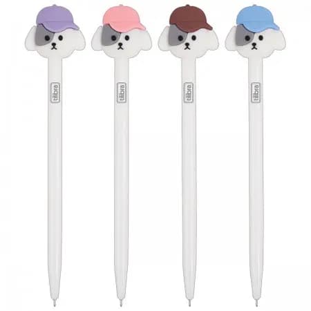 Caneta Gel Retrátil 0.5mm Doguinho - Tilibra