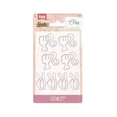 Clips Para Papel Rosa C/8 UN Barbie - Tris