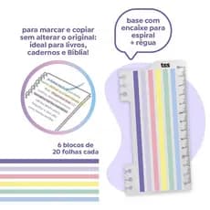 Marcador De Linhas Autoadesivo Holic Dreamy 6x20 Folhas  Tris