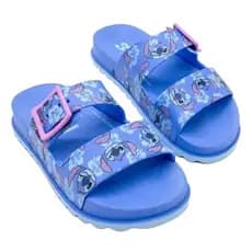 Chinelo Summer Slide Stitch menina Disney Mania  Confortável Macio Leve ajustável Grendene ORIGINAL.