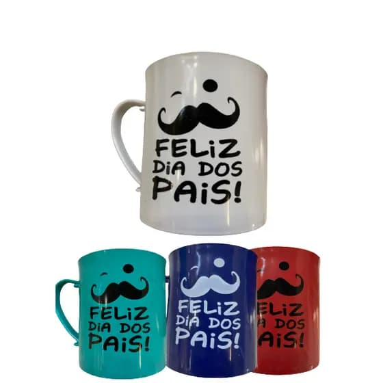 Kit 15 Caneca Personalizada - Dia dos Pais Bigode