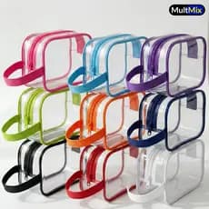 Necessaire Transparente Enfermagem Bolsa Necessaire de Plástico