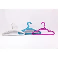 KIT 100 CABIDES INFANTIL BEBÊ ROSA, AZUL E BRANCO- CABIDES PARA ROUPAS