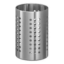 Porta Talheres , Escorredor , Peneira,Organizador de Utensílios, em aço inox vazado para pia , armários e bancadas Otimo