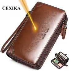 Nome Personalizado Carteira Longa Para Homem Porta-Cartões De Grande Capacidade Embreagem Moedas De Bolso Com Zíper Retro