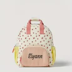 Personalizado Bordado Nome Strawbreey Meninas Mochila Escolar Jardim De Infância Almoço Sacola Bolsa Adolescentes Menino