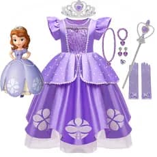 Fantasia Princesa Sofia O Primeiro Vestido Para Crianças Festa De Aniversário/Cosplay