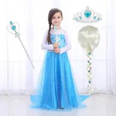 Fantasia de princesa para crianças, fantasia de princesa para festas de aniversário de meninas, fantasia de Halloween