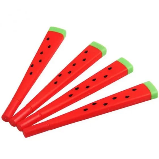 2 Pçs Caneta Gel Melancia Fofa Escrita/Material Escolar/Escritório/Papelaria