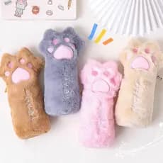 Garra de gato Pata Miau Estojo estojo Bolsa Lápis Caso Escritório Escola papelaria Fofa Presente