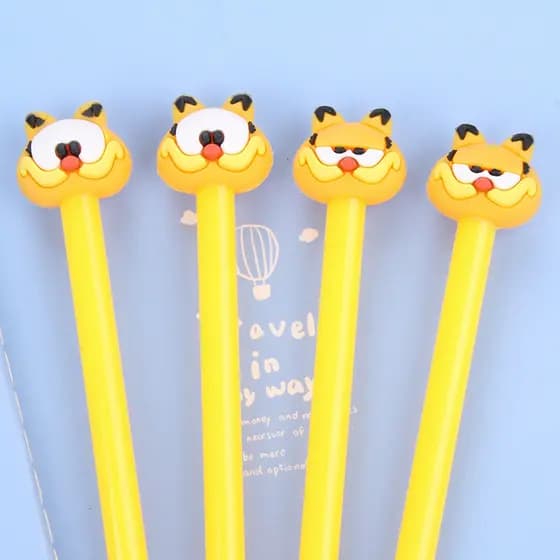 Caneta De Gel Para Gato Garfield Bigode De 1 Peça