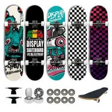 Skate Semi Profissional Montado Completo Modelos 7.5