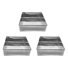 Forma Quadrada 20x20x7 - 3 Unidades