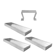 Formas Fatias 30x10x3cm + Guia Inox