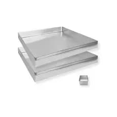 Forma Brownie 30x30x3 - 2 Unidades
