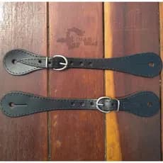 Correia de espora QM tradicional feita de couro legitimo e ferragens de INOX super resistentes