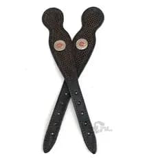 Correia de espora GV luxo com apliques Mangalarga feita de couro legitimo super resistente