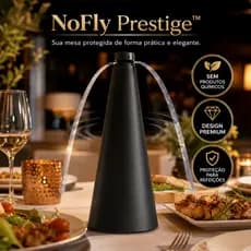 Ventilador Espanta Moscas para Mesa Repelente de Insetos Portátil USB Refeições Churrasco