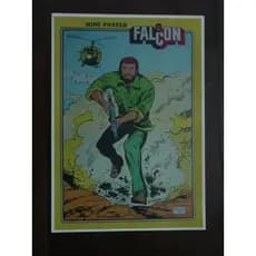 Falcon Mini Poster Combate Da Revista Nº 1 Boneco GIJOE DO ACAO CAMUFLADA DOS QUADRINHOS COMANDOS EM ACAO