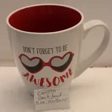 (ref 30) Caneca Porcelana Don't Forget To Be Awsome