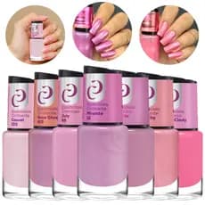 Kit 7 Esmaltes Cora Nova Coleção Rosinha Rosa Tons De Rosa Clássico Rosado Lançamento