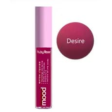 RUBY ROSEMOOD BATOM LIQUIDO DESIRE-+MANTEIGA DE KARITÉ +ACIDO HIALURONICO +VITAMINAE +EXTRATO DE CHA VERDE 3,2gO