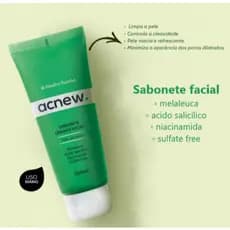 ACNEW SABONETE LIQUIDO ACIDO MELALEUCAACIDO SALICILICO NIACINAMIDA SULFATE FREE 110g ABELHA RAINHA
