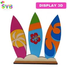 Display Prancha Surf MDF Decoração Festa Pool Party Tardezinha Centro de Mesa