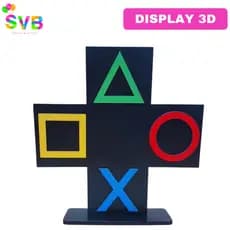 Display Festa Placa Gamer Decoração Aniversário Centro de Mesa SVB MÓVEIS E FESTAS
