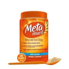 Meta mucil Pote 174g sabor Laranja