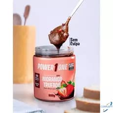 Pasta de Amendoim Morango Trufado 600g Power One