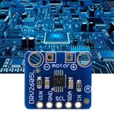 Módulo controlador de motor tátil Domary para controle de áudio preciso em entrada de tensão geral de pino 3V / 5V