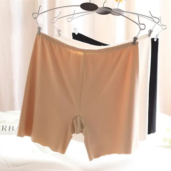 Ausvenice Leggings sem costura de seda gelo Anti-reflexo calças de segurança calças de seda gelo Boxer cintura média con