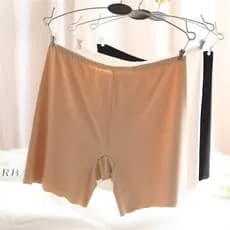 Ausvenice Leggings sem costura de seda gelo Anti-reflexo calças de segurança calças de seda gelo Boxer cintura média con