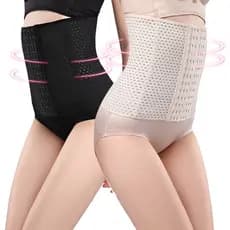Estilo Breasted cintura alta corpo shaper emagrecimento perda de peso corpo shaper cinto cintura apertada corpo shaper f