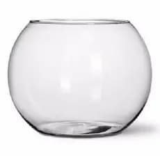 Vaso Aquário Redondo Vidro 4 Litros Decoração (QUEIMA DE ESTOQUE)