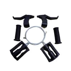 Kit Pedal Manopla Manete E Cabo Aro 16 Varias Cores