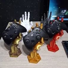 Suporte para controle de ps5 ps4 xbox decorativo mão robótica