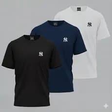 Kit 3 Camisas Masculinas 100% Algodão Premium Conforto Moda Casual Street Oferta