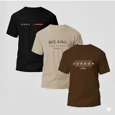 Kit 3 Camisetas Masculina Algodão Camisa Fio 30.1 Slim Blusa Confortável Envio Imediato Varias Cores Oferta