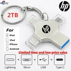 2TB Pen drive 4 Em 1 USB 3.0 Memory Stick OTG Pendrive Velocidade Rápida Tipo C Para i/O/S/Tablet/Android/Smartphone/PC