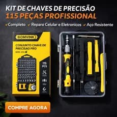 kit chave precisão profissional,115 peças ferramentas, alta precisão material resistente durável profissional compacto.