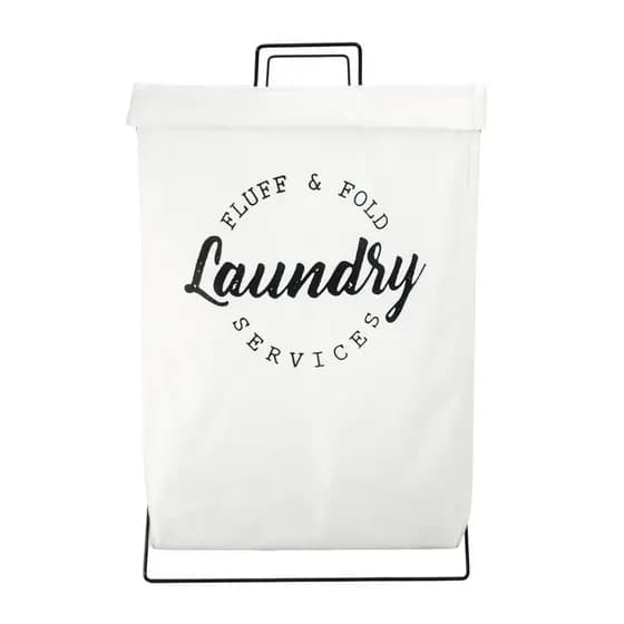 Cesto Suporte Organizador Roupa Suja Dobrável Multiuso 60cm