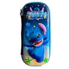 Estojo Escolar Infantil Disney Stitch 36 Lápis Licenciado