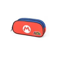 Estojo Escolar Nintendo Super Mario Bros 2 divisórias - Licenciado