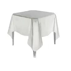 Kit 25 Toalhas Mesa Quadrada 1,50x1,50 para festa buffet bares restaurante Acabamento Overloque