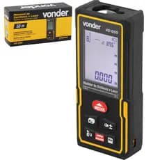Trena a Laser Medidor de Distância a Laser 50m VONDER VD050 – Alta Precisão e Multifunções
