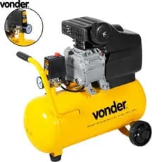 Motocompressor De Ar 21,6l Mcv 216 Vonder Compressor Fase Elétrica Monofásica 220V ou 127V 60 Hz